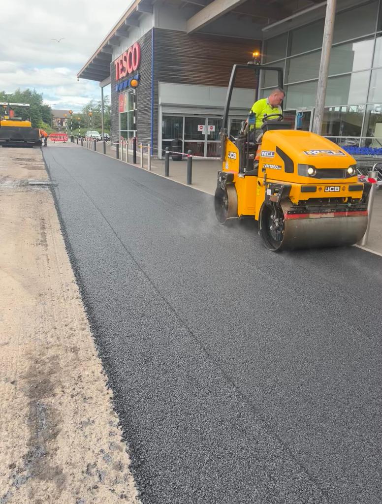 Tarmac Tesco Superstore Car Park - Dumfries and Galloway