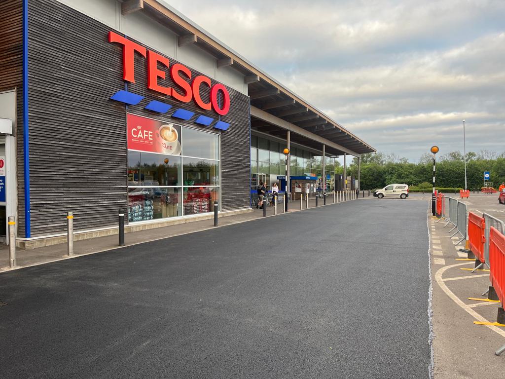 Tarmac Tesco Superstore Car Park - Dumfries and Galloway