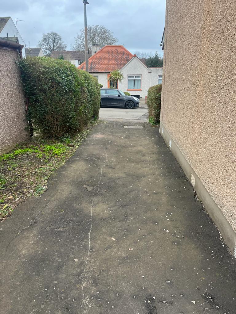 Edinburgh New Tarmac Driveway & Charcoal Block Paving Patio