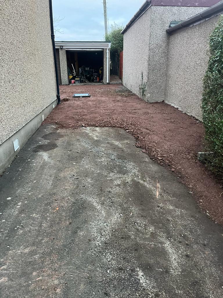 Edinburgh New Tarmac Driveway & Charcoal Block Paving Patio