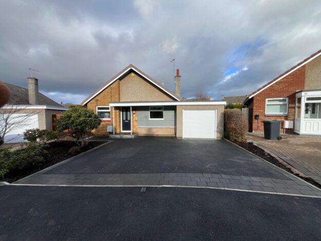 Tarmac Driveway, Currie, Edinburgh with Monblock Border