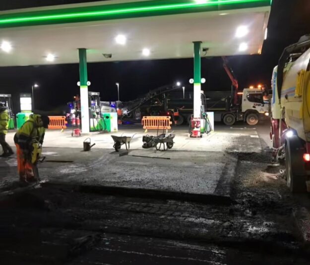 Tarmac Repairs, Potholes Repairs - Hart Hill Service Station