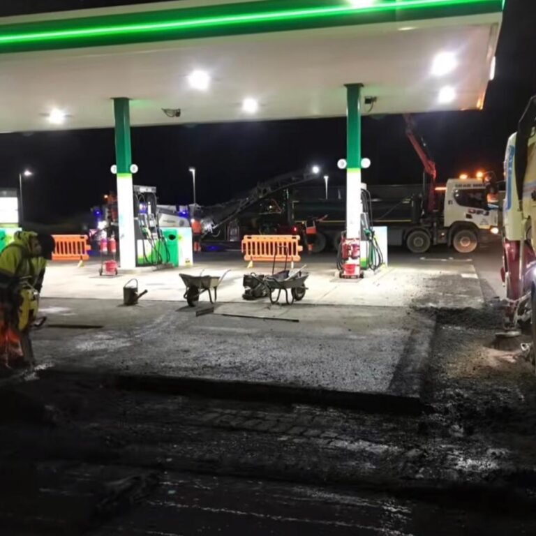 Tarmac Repairs, Potholes Repairs - Hart Hill Service Station