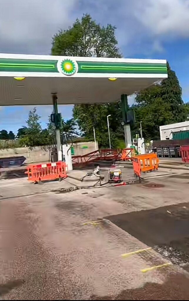 Tarmac Repairs Dundee - BP Service Station