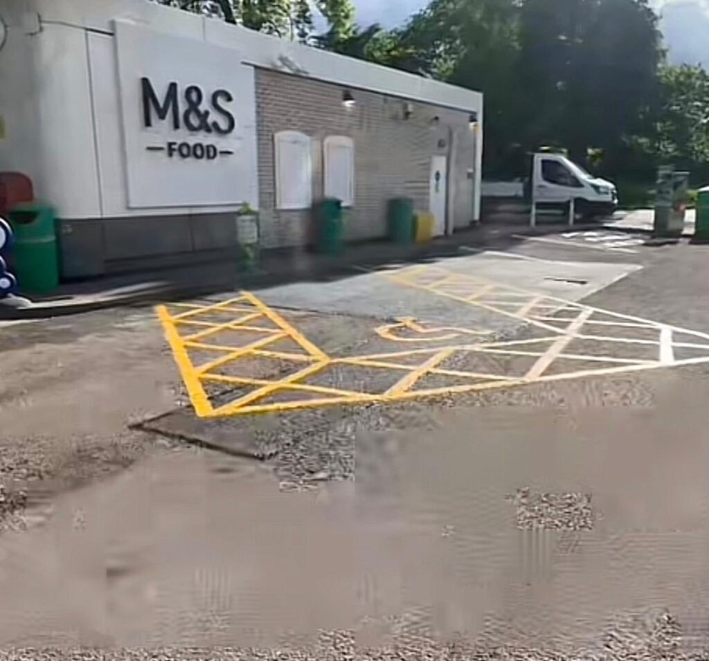 Tarmac Repairs Dundee - BP Service Station