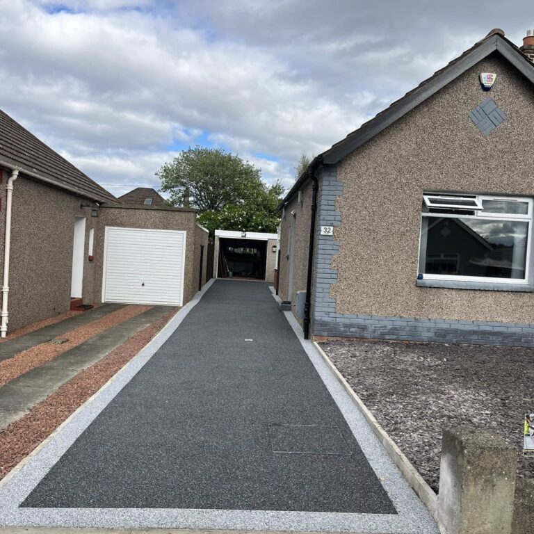 Replace Chips and Slabs to Resin Bound Driveway_after Resin Bound Driveway - Drum Brae Drive, Edinburgh