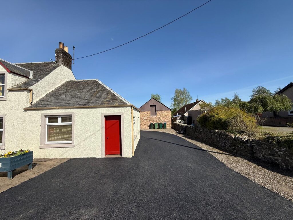 Blairgowrie Tarmac Driveway Entrance and Farm Courtyard