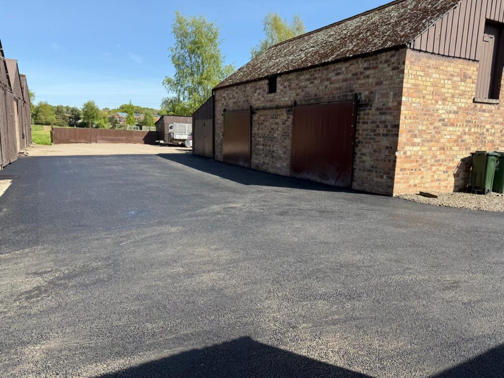 Blairgowrie Tarmac Driveway Entrance and Farm Courtyard