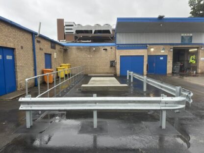 Intalled Refrigerator Concrete Bases, Armco Barriers, Tarmac Reinstatement - Tesco, Dalgety Bay, Fife