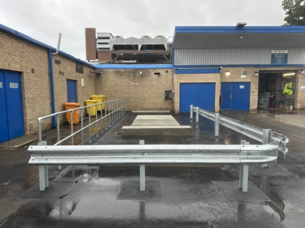 Intalled Refrigerator Concrete Bases, Armco Barriers, Tarmac Reinstatement - Tesco, Dalgety Bay, Fife