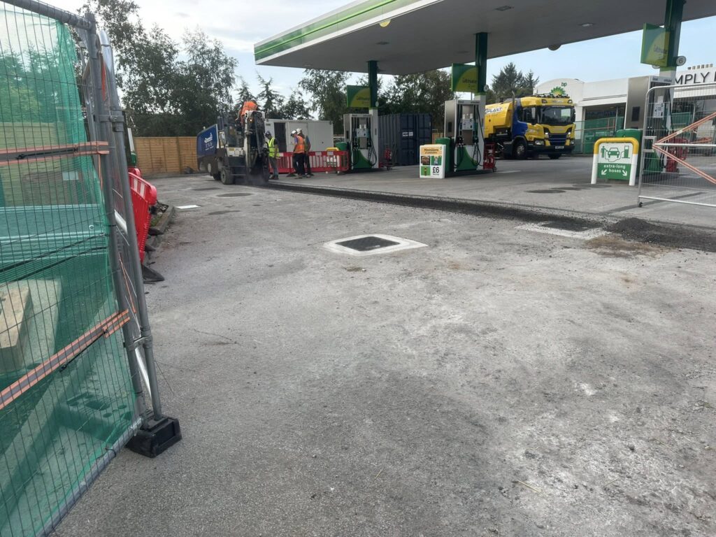 Road Planing, Tarmac Resurfacing Contract Works - BP, Peter Cutler, Aberdeen