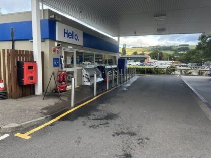 Installed Trolley Shuttle Areas, Store Entrance, Path Repairs, Anti-Ram Bollards - Tesco, Dingwall